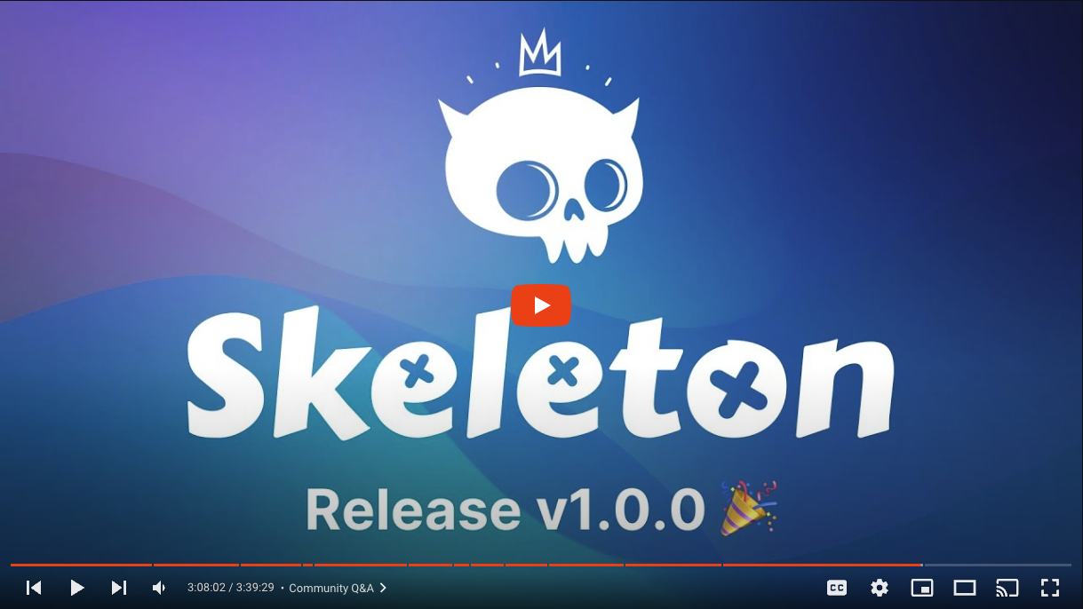 Skeleton Labs YouTube Video