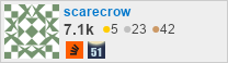 profile for scarecrow on Stack Exchange, a network of free, community-driven Q&A sites