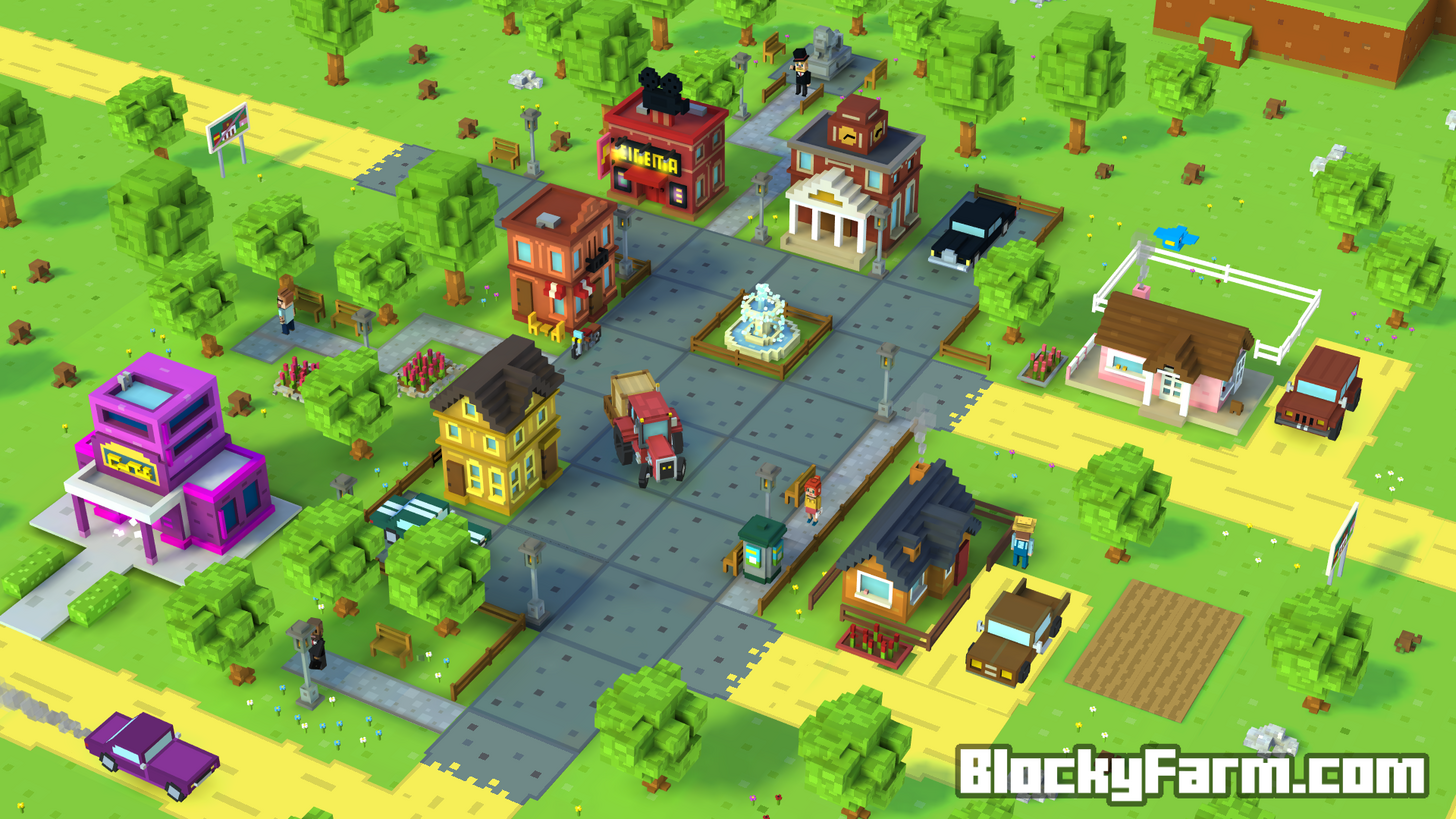 Blocky Farm city