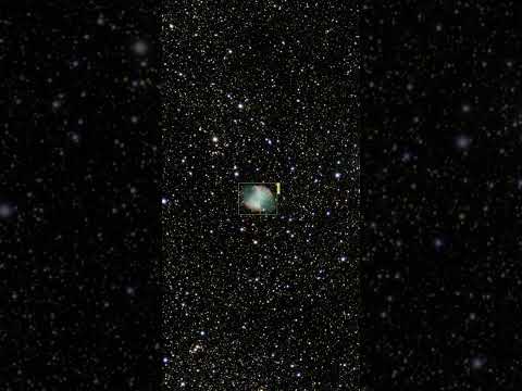 AI-powered observation of Dumbbell Nebula with a Vespera smart telescope (8/7/2024)