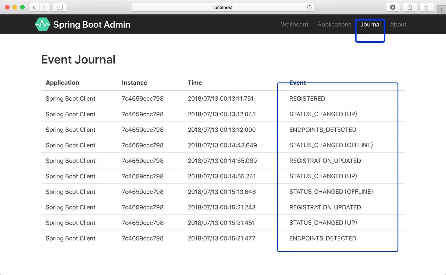 Applications上线日志一目了然