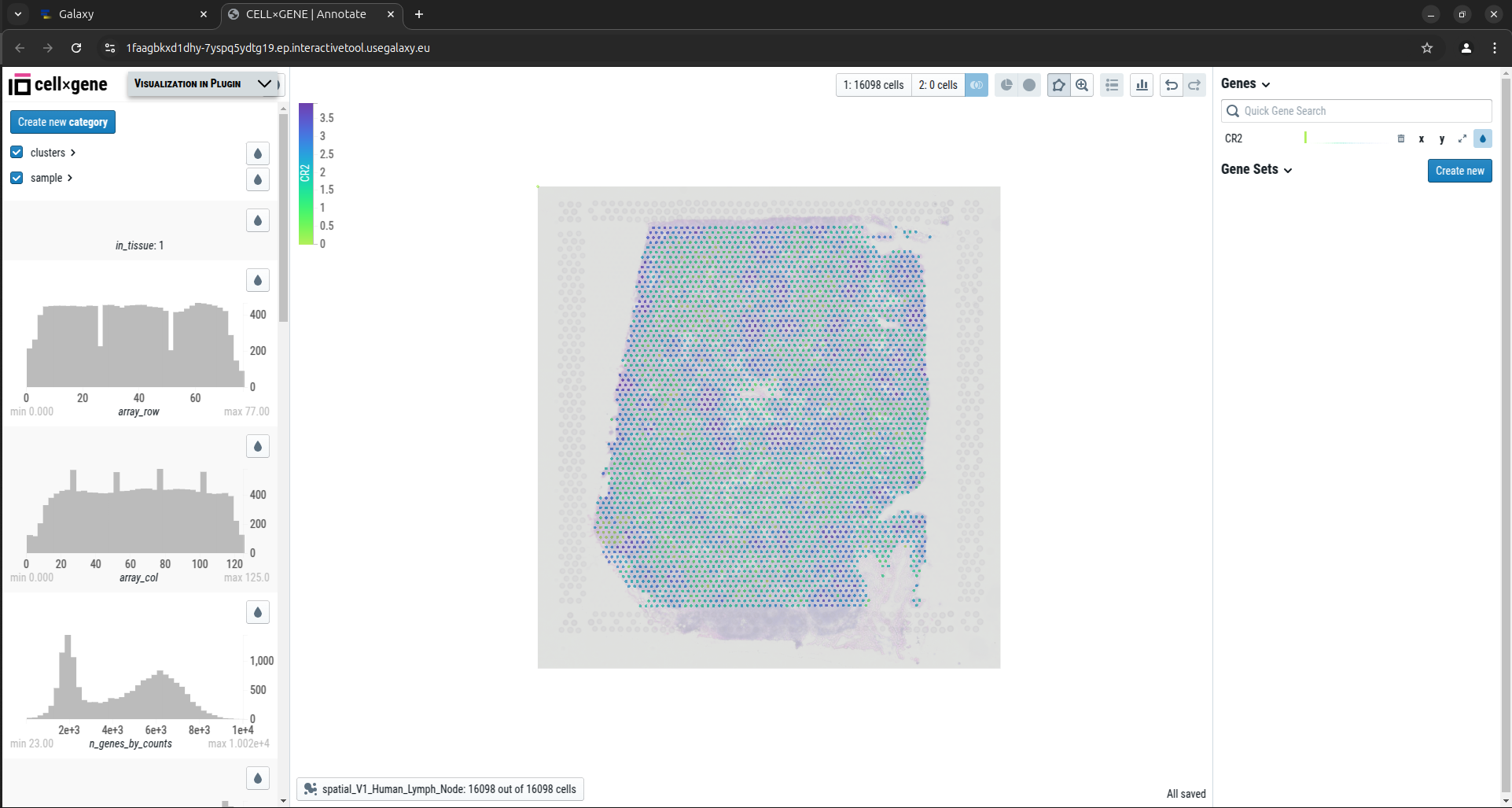 Spatial Transcriptomics Visualization