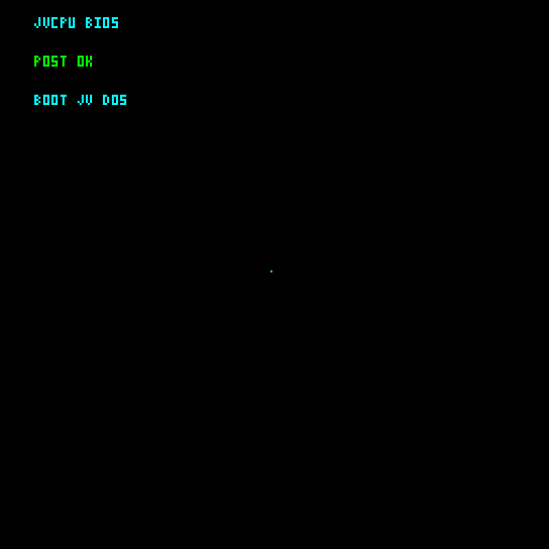 BIOS POST before DOS boots