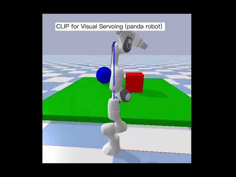 CLIP for Visual Servoing