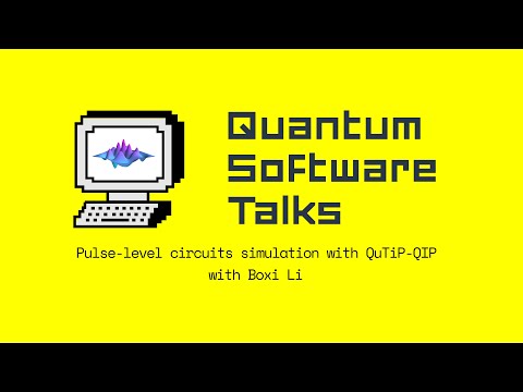 QuTiP-qip: Pulse-level circuits simulation