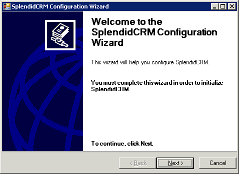 SplendidCRM Configuration Wizard
