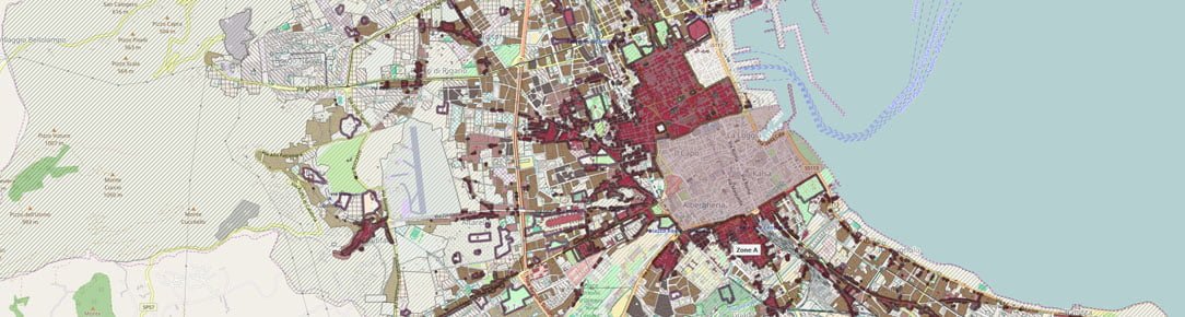 Zonizzazione e vincoli sul territorio della Città di Palermo