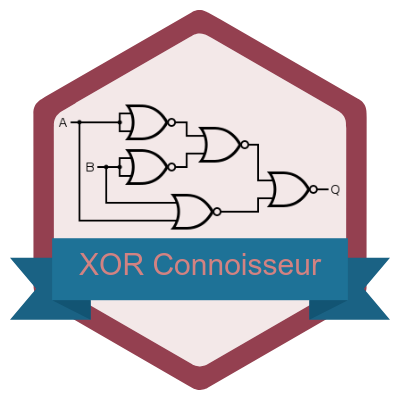 XOR badge