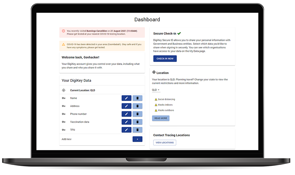 DigiKey dashboard demo