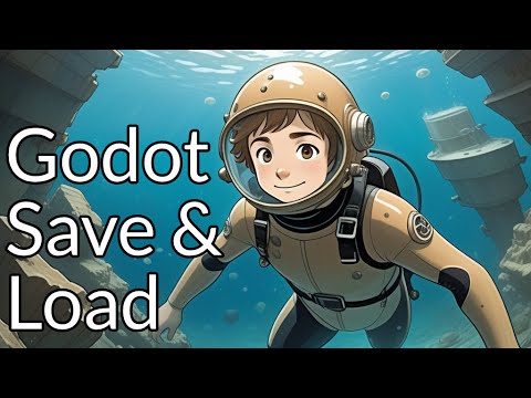 Saving and Loading with Godot, Video on YouTube Cover Image