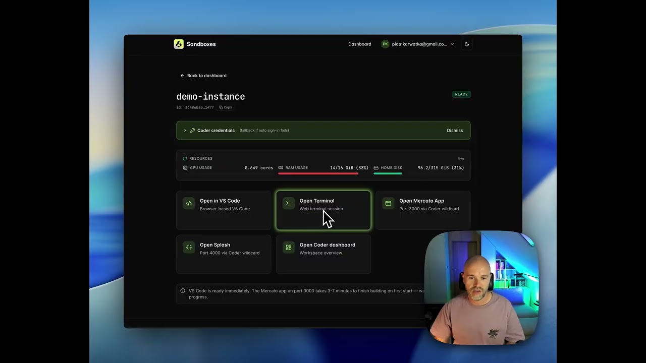 Open Mercato Sandbox preview