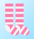 pinku socks