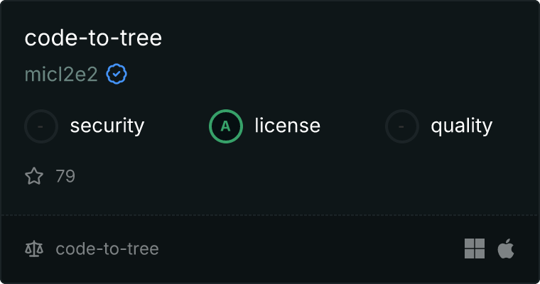 code-to-tree MCP server