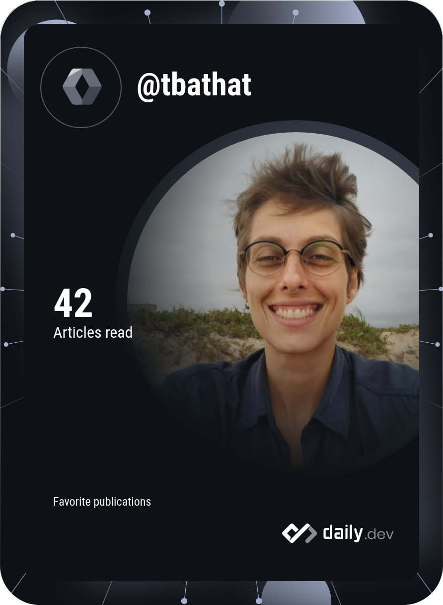 Tabatha Pradier's Dev Card