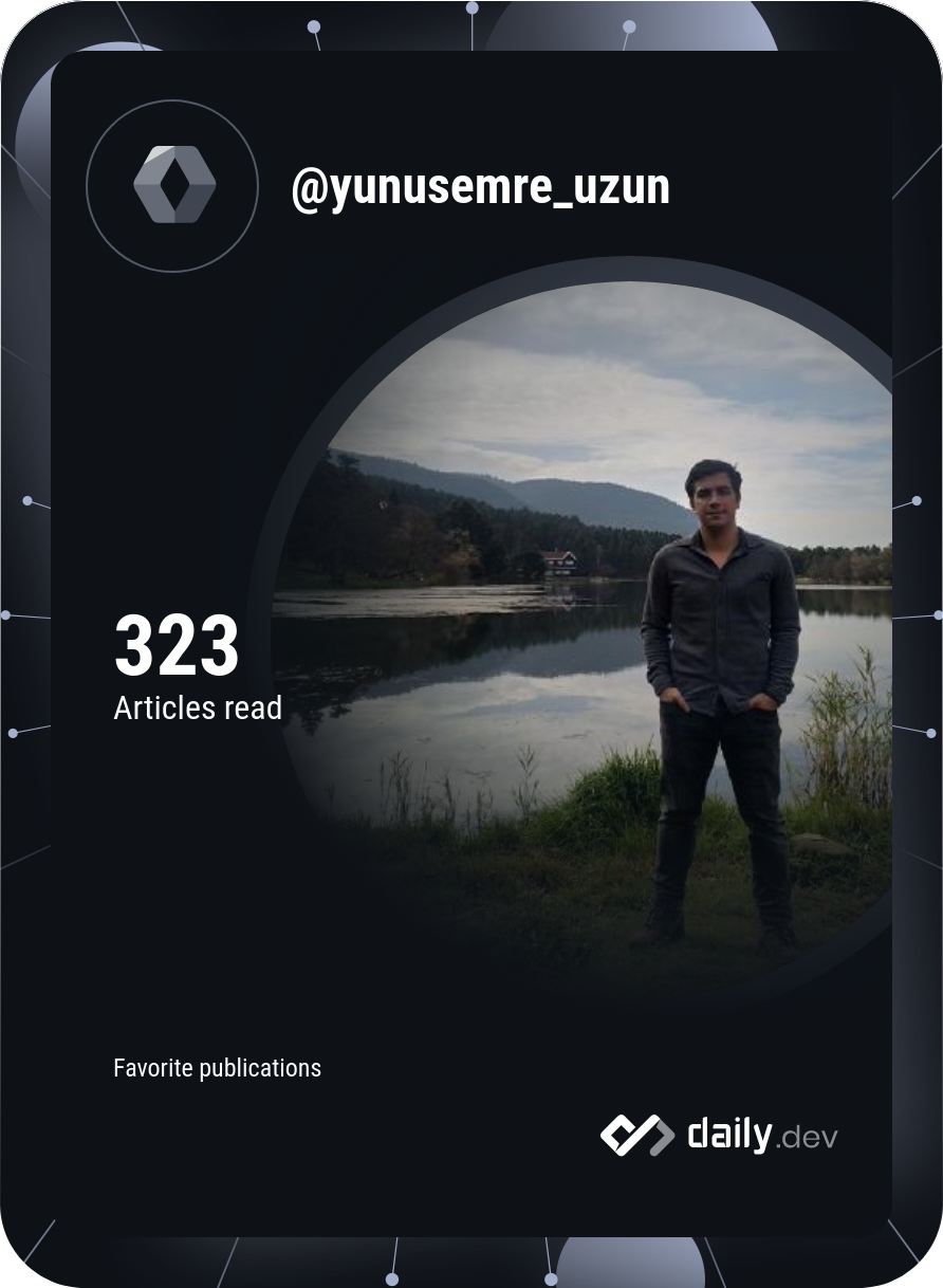 Yunus Emre's Dev Card