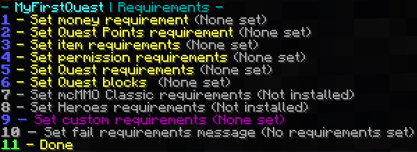 Requirements