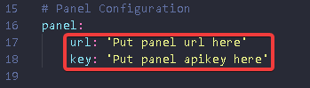 Panel Config