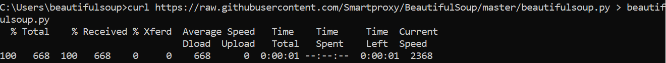 curl smartproxy beautifulsoup http/https proxy configuration