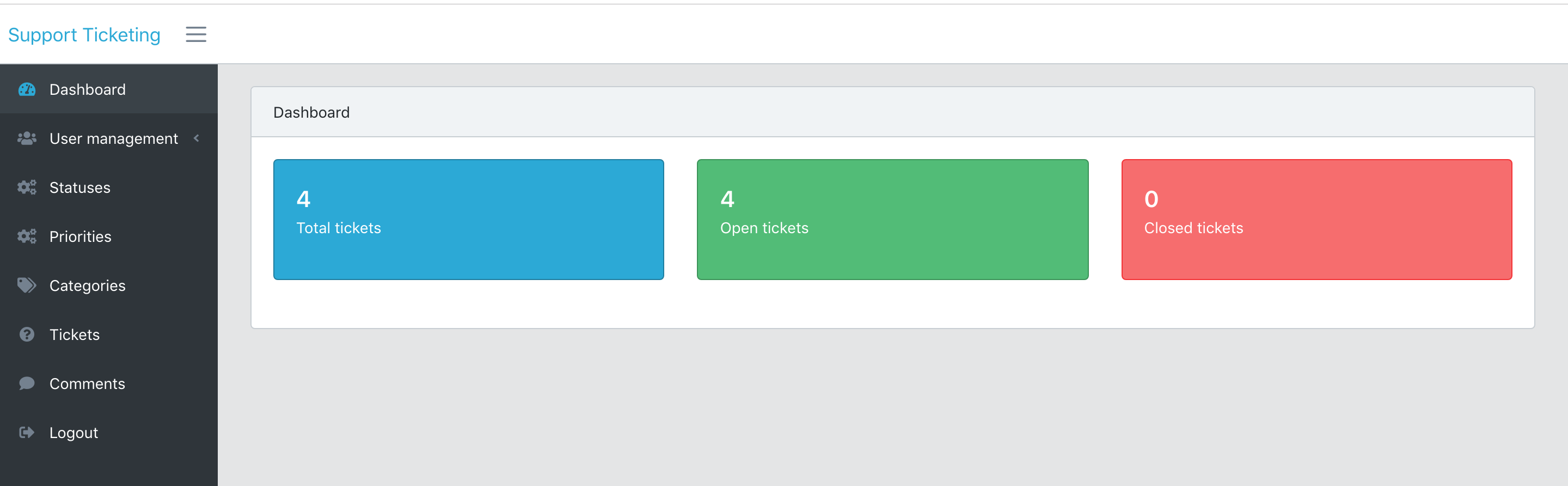 Laravel Support Tickets 02