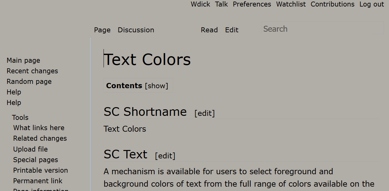  Custom color HTML view