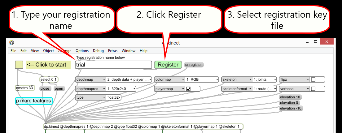 3 Steps to Register