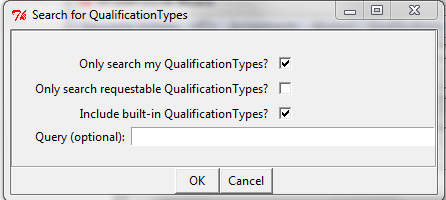 Search QualificationTypes