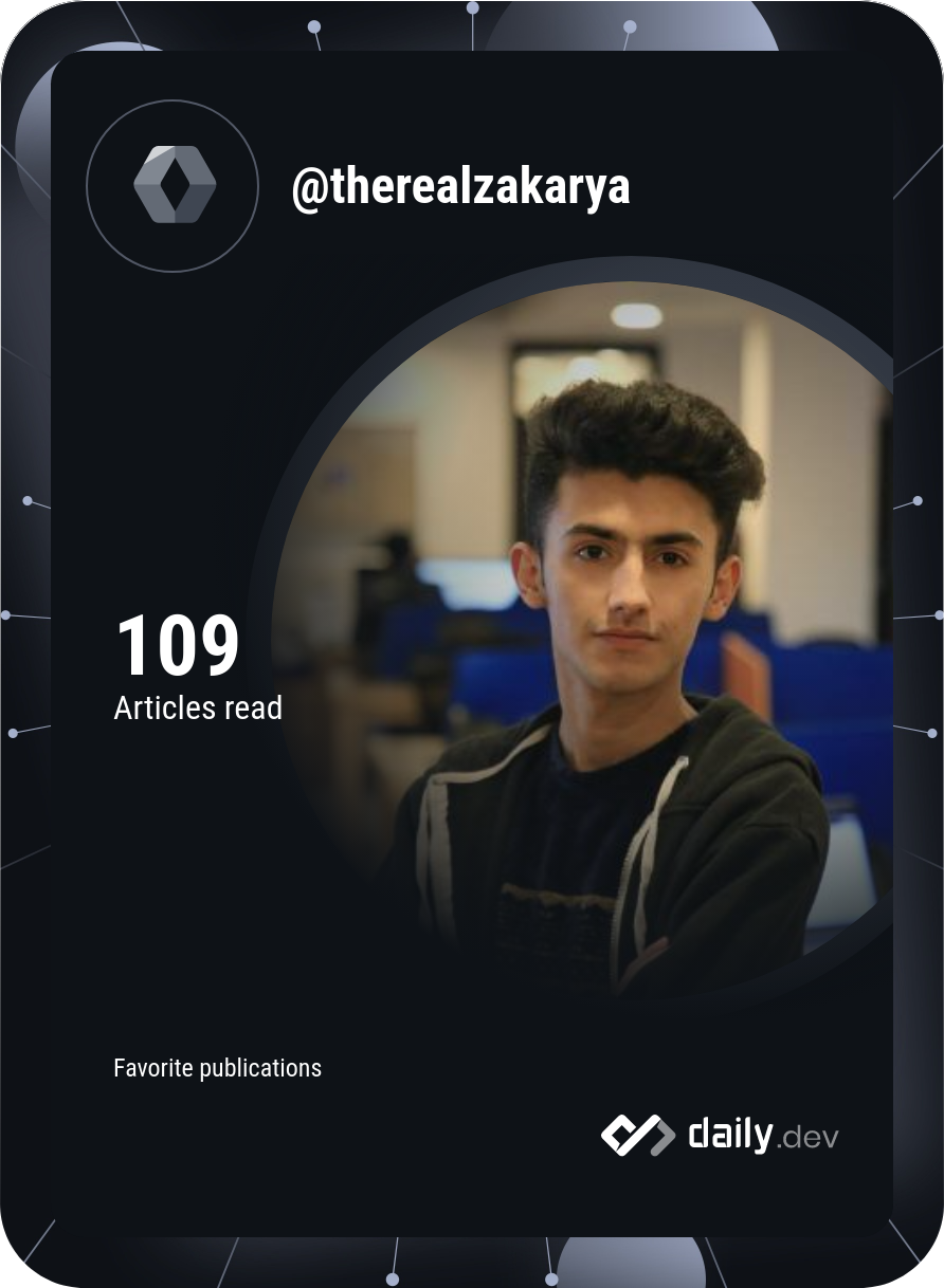 Zakarya Noori's Dev Card