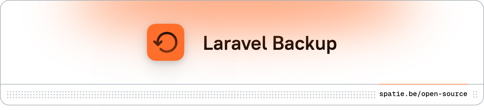 Logo for Laravel Backup
