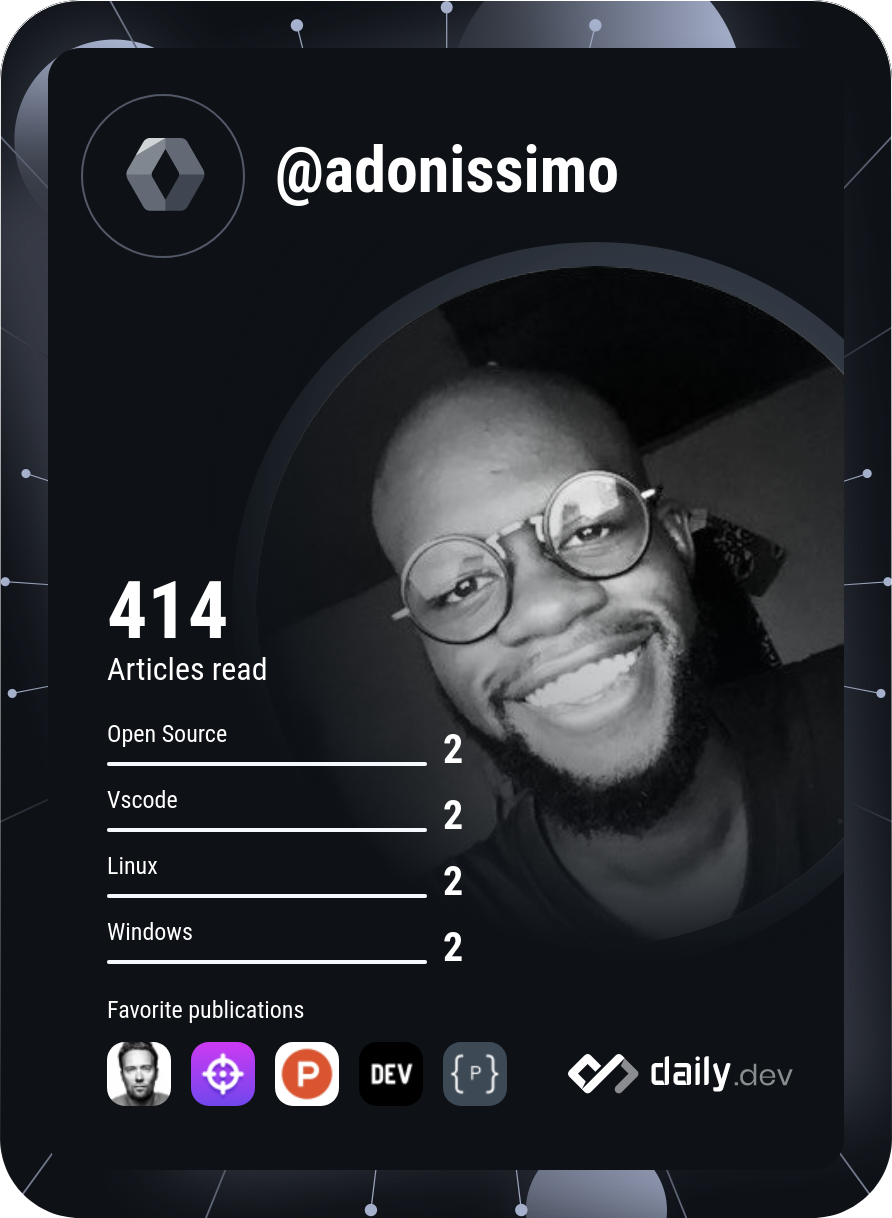 adonis simo's Dev Card