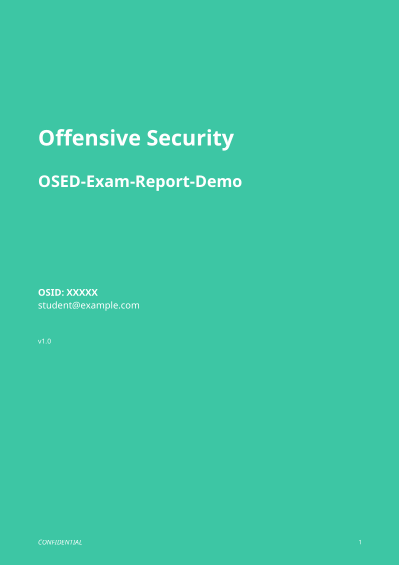 OSED Exam Report