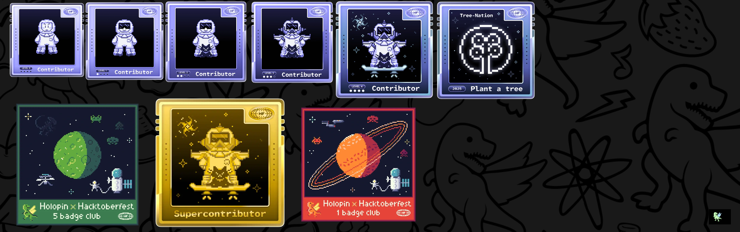 @tanvirmulla11's Holopin Badges