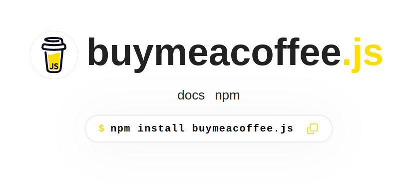 buymeacoffee.js.org with the new logo