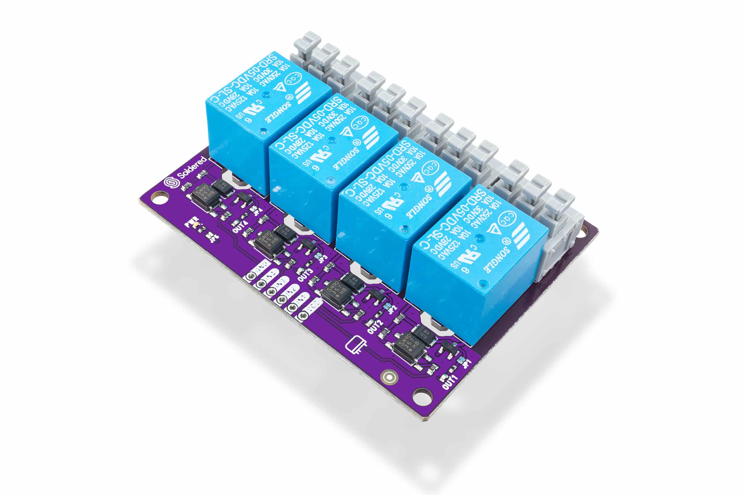 4-channel relay board  Image