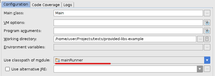 Run Configuration Two