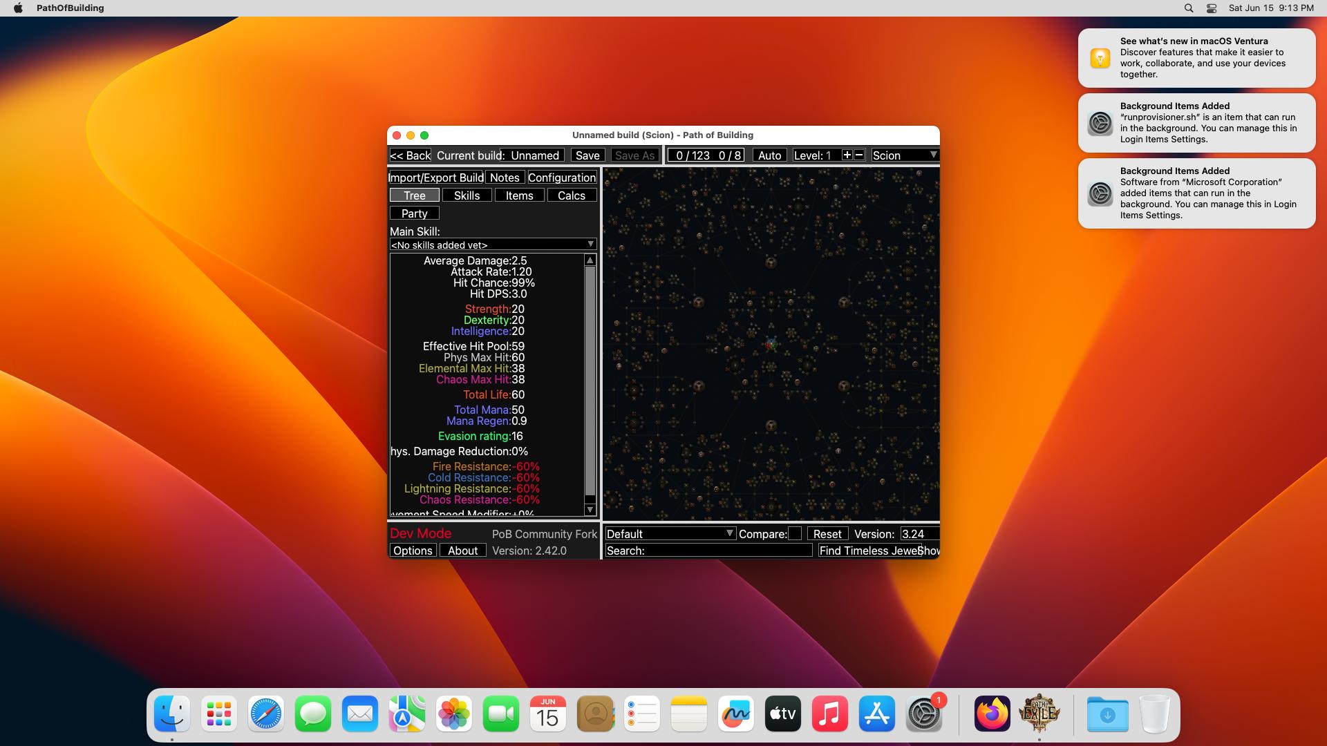 Screenshot MacOS