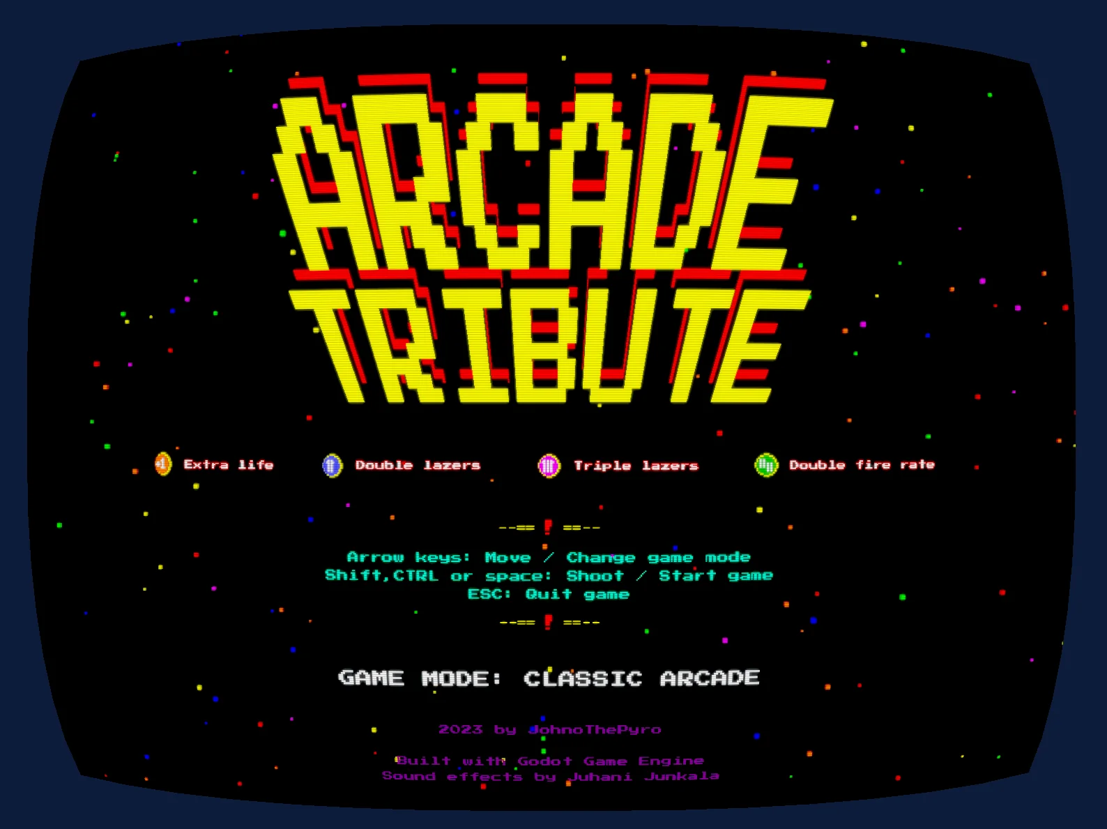 Title screen