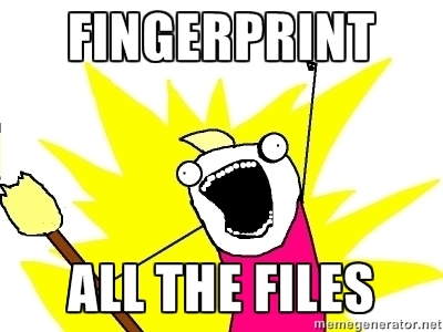 FINGERPRINT ALL THE FILES