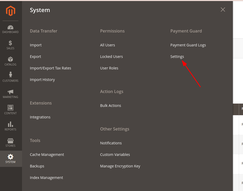 payment guard config