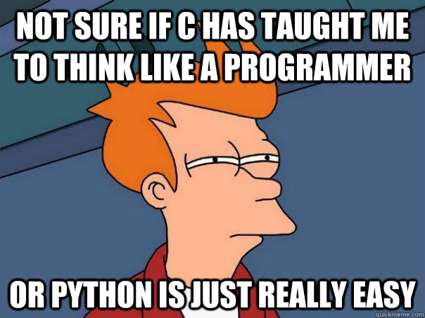 Higher Level Programming