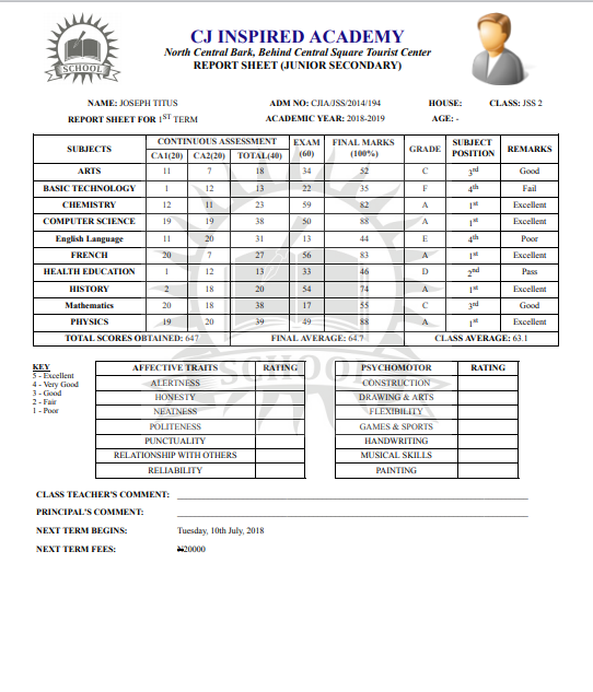 print-marksheet