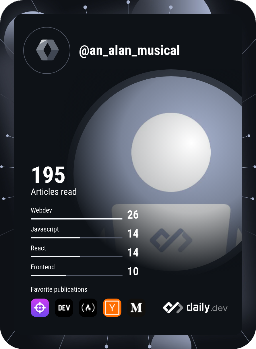 Alan Jose Santo 's Dev Card