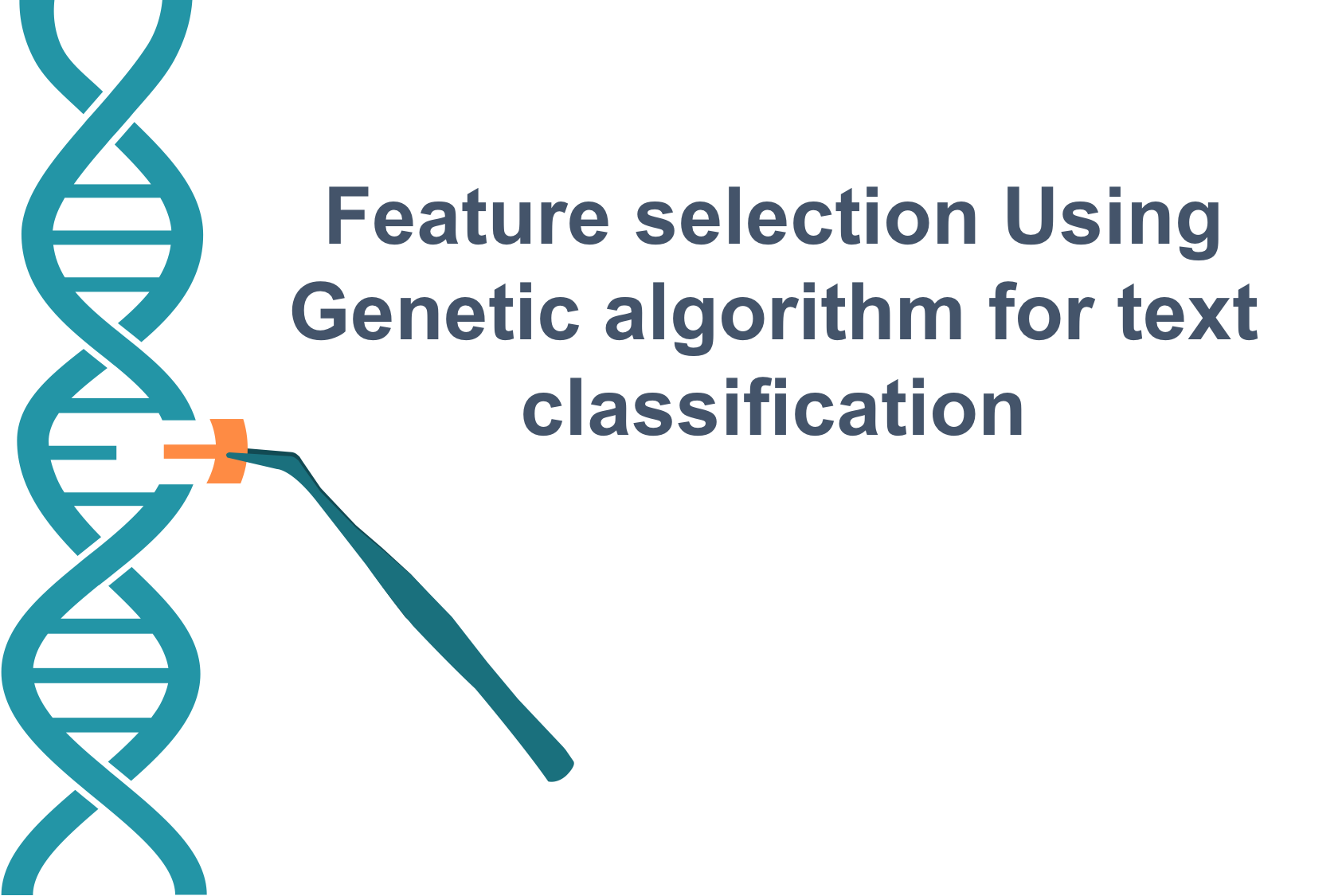 Using Genetic Algorithm  for feature selection in text dataset