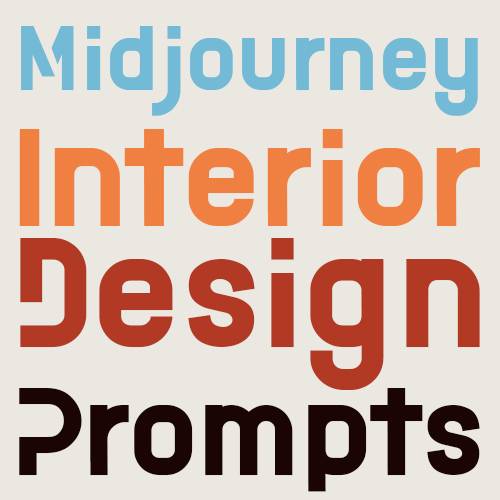 Midjourney Interior prompts