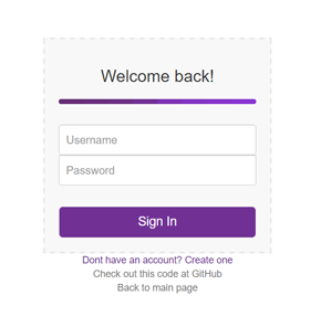 Login Form