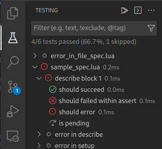 Test Explorer