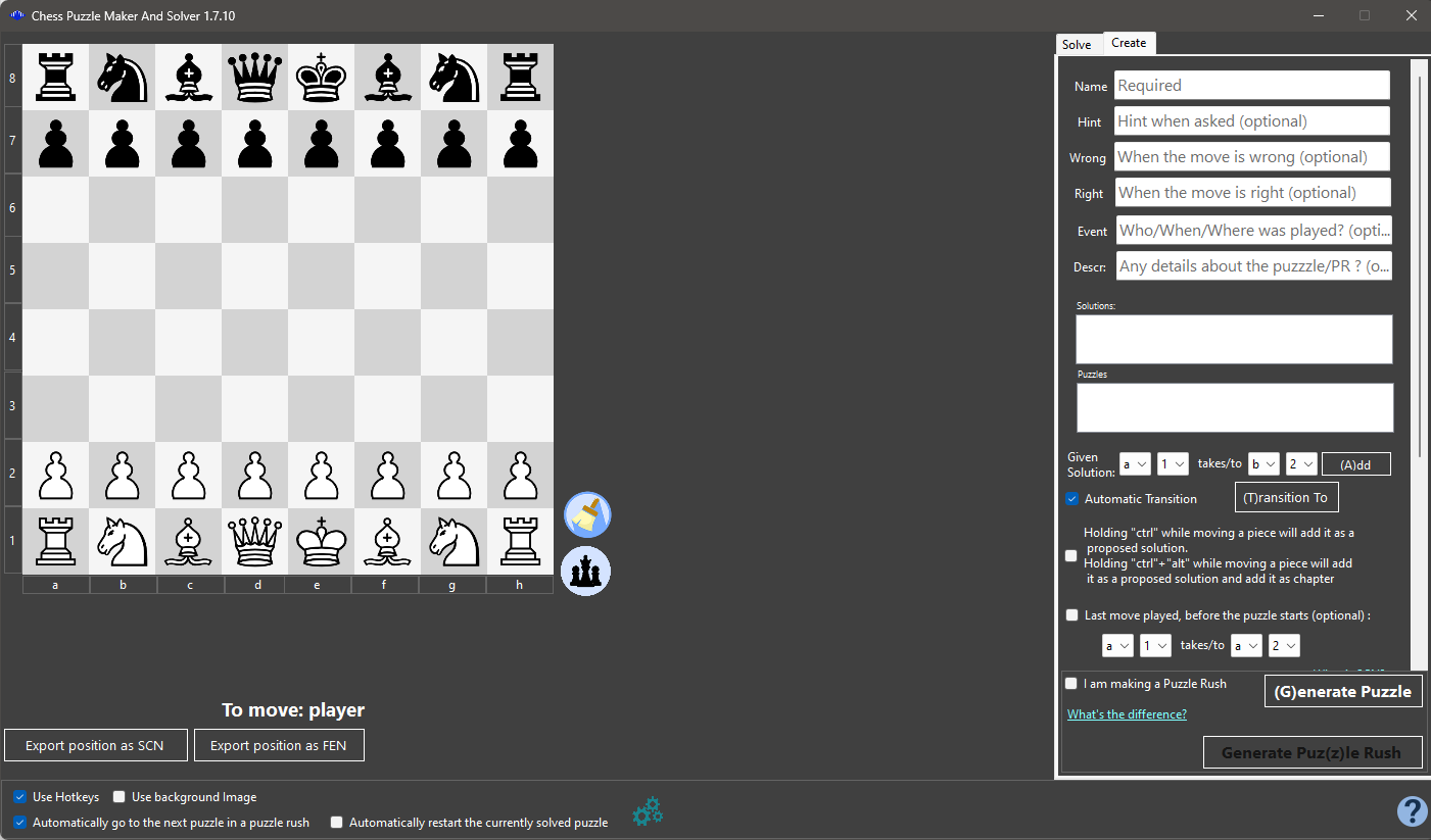 GitHub - Stan0033/Chess-Puzzle-Solver-and-Maker: Create and solve chess ...