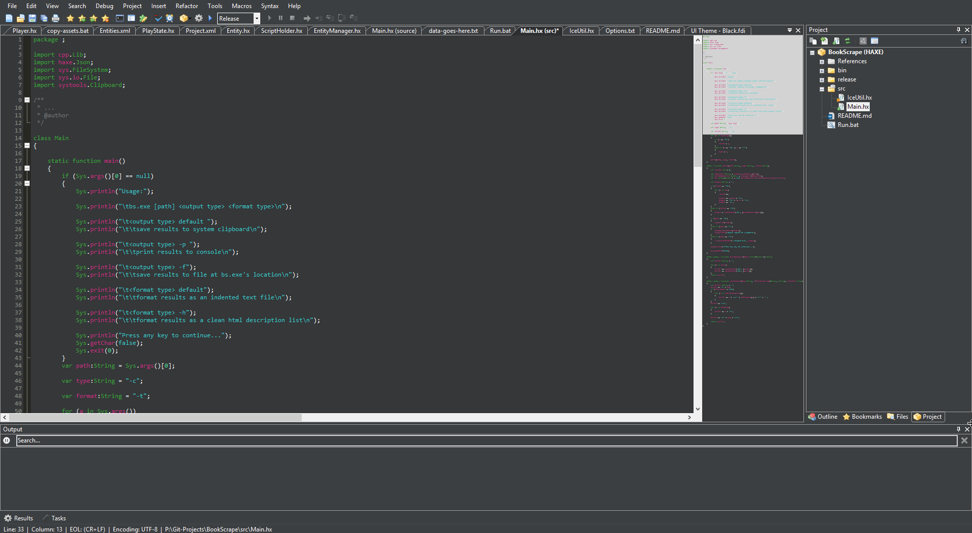 GitHub - NicoM1/Slickrock-FlashDevelop: A dark, clean, minimal theme ...