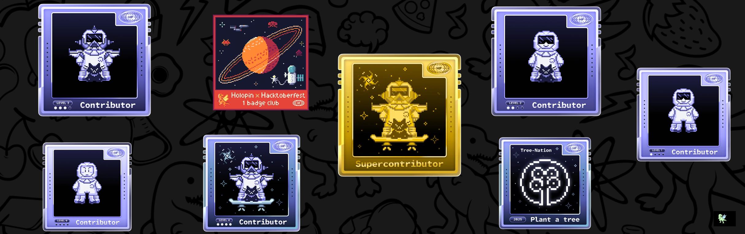 An image of @codewithdhruba01's Holopin badges, which is a link to view their full Holopin profile