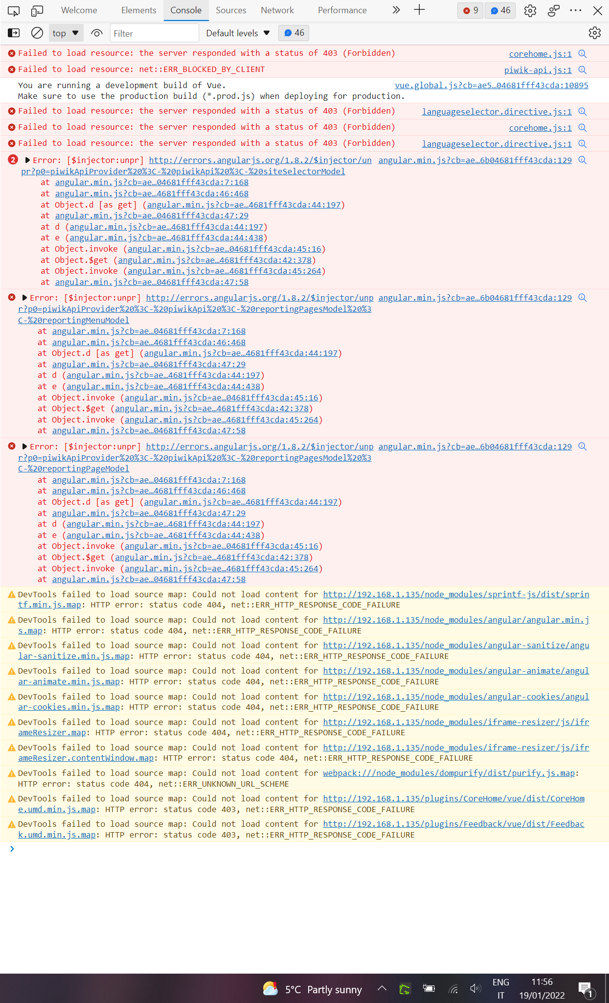 HTTP requests log