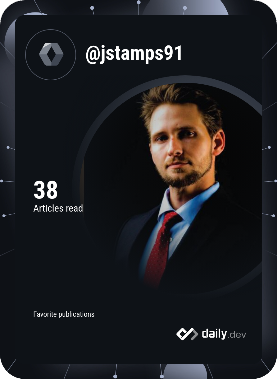 Joshua Stamps's Dev Card